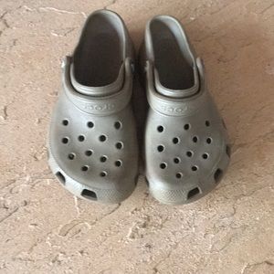 Tan Crocs (Women’s Size 6, but fit like 5)